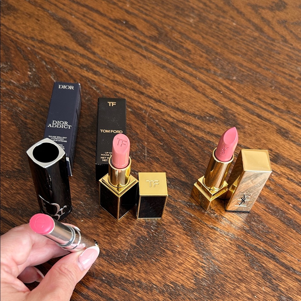Tom Ford, YSL and Dior Addict Bundle Lipsticks
